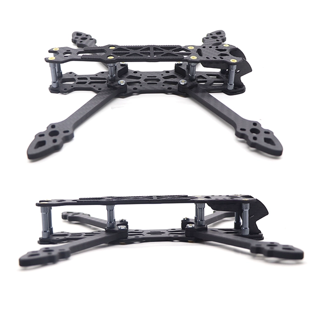 Drone Kit Fpv - HSKRC MAK4 MAK4HD 5インチ（225mm）、6インチ（260mm）、7インチ（295mm）カーボンファイバー製フレームキット。5mmのアームを搭載。FPVレース、フリースタイル、長距離飛行ドローン用。