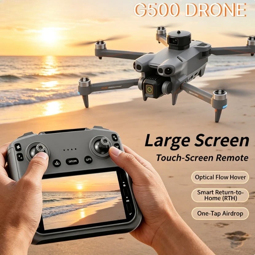 オリジナルG500 GPS折りたたみ式ドローン 大画面 8K - Drone Kit Long Range のレビューと価格